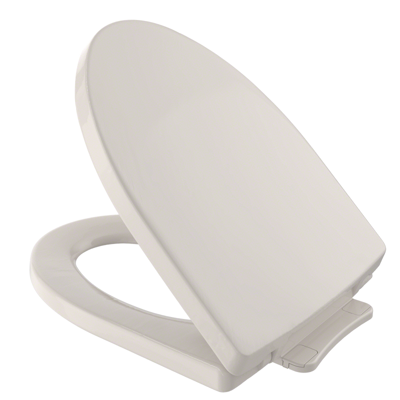 TOTO Soir ¬e SoftClose Non Slamming, Slow Close Elongated Toilet Seat and Lid, Sedona Beige SS214