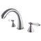 Kingston Brass KS2368WLL Roman Tub Filler Bath Tub Faucet