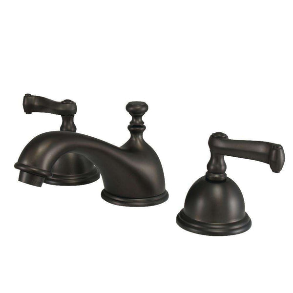 Kingston Brass KS3965FL 8 in. Widespread Bath Faucet Bronze