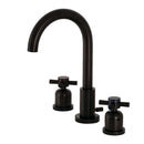 Kingston Brass FSC8925DX Widespread Bath Faucet Bronze