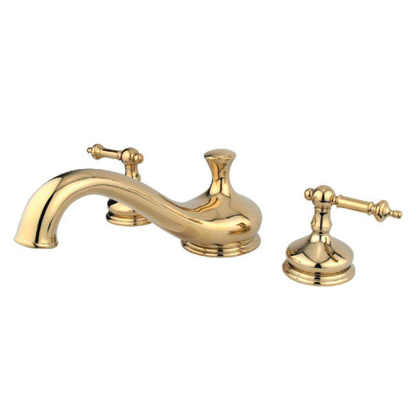 Kingston Brass KS3332TL Roman Tub Filler, Polished Brass