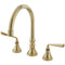 Kingston Brass KS2792ZLLS Wsp Kitchen Faucet, Polished Brass