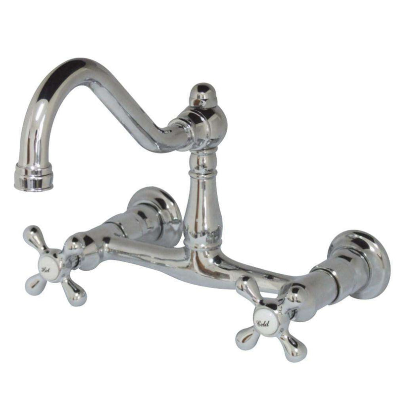 Kingston Brass KS3241AX Wall Mount Bath Faucet