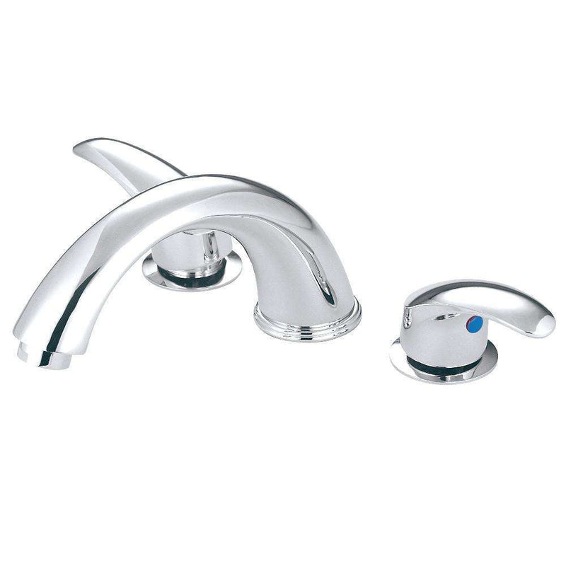 Kingston Brass KS6361LL Roman Tub Filler, Polished Chrome