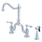 Kingston KS7751ALBS English Country Kitchen Bridge Faucet W/