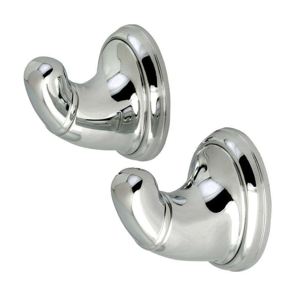 Kingston Brass BAK627C 2 Robe Hook Set, Polished Chrome