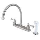 Kingston Brass KB728BL 8-Inch Centerset Kitchen Faucet