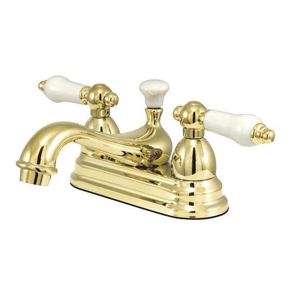 Kingston Brass KS3602PL 4 in. Centerset Bath Faucet Brass
