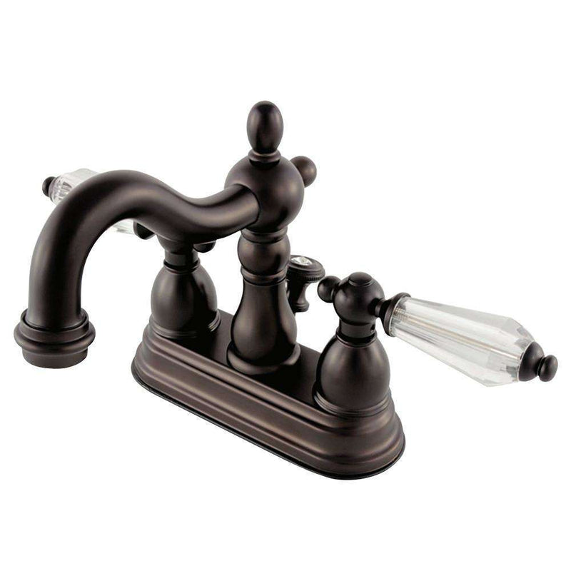 Kingston Brass KB1605WLL 4 in. Centerset Bath Faucet Bronze