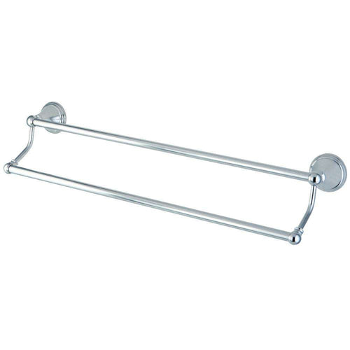 Kingston Brass BA2973C 24" Dual Towel Bar, Polished Chrome