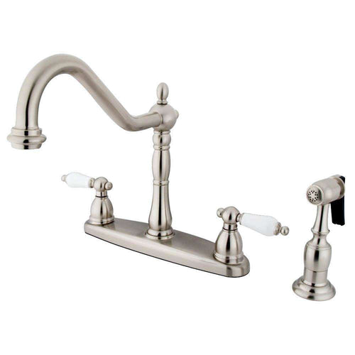 Kingston Brass KB1758PLBS Centerset Kitchen Faucet
