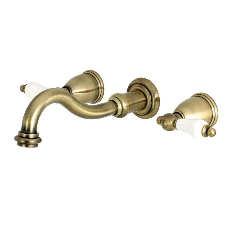 Kingston Brass KS3023PL Restoration Two-Handle 3-Hole Wall