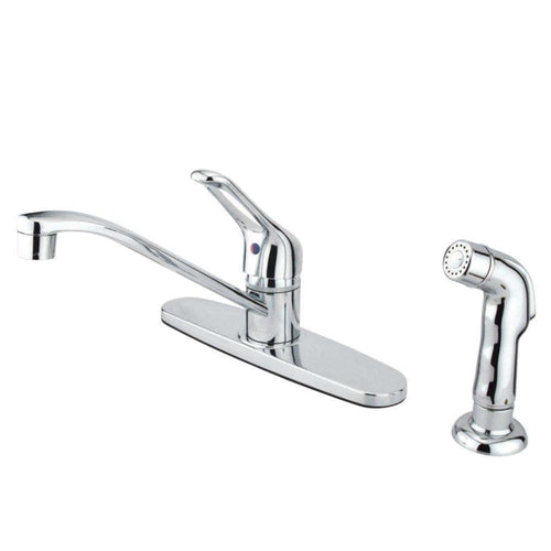 Kingston Brass GKB562SP Sg-Hnd Centerset Kitchen Faucet