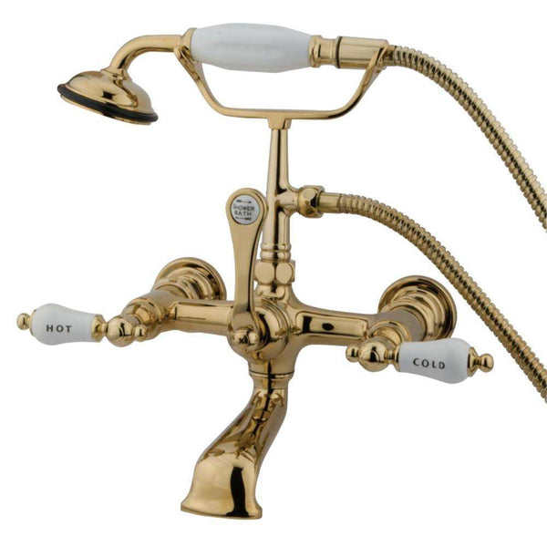 Kingston Brass CC555T2 Vintage 7" Wall Mount Tub Filler