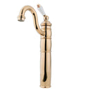 Kingston Brass KB1422PL Vessel Sink Faucet, Polished Brass