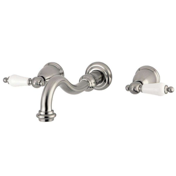 Kingston Brass KS3028PL Restoration Two-Handle 3-Hole Wall