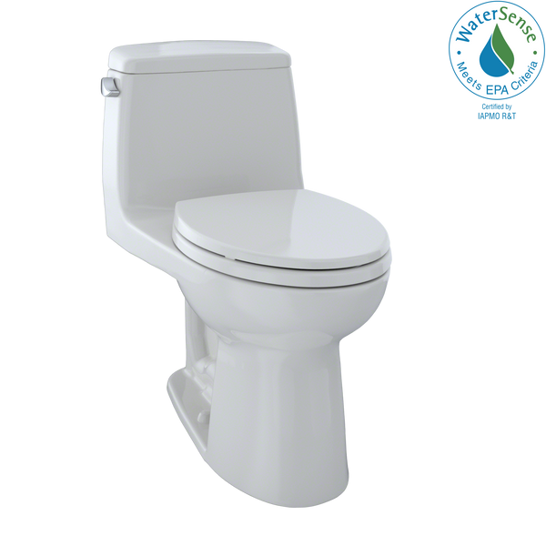 TOTO Eco UltraMax One-Piece Elongated 1.28 GPF Toilet, Colonial White MS854114E#11