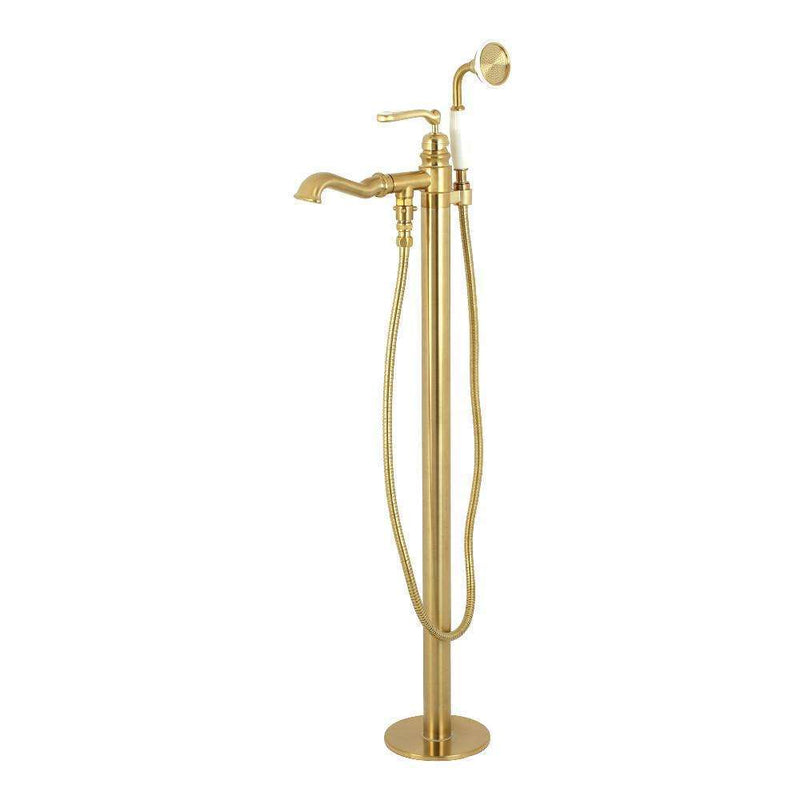 Kingston Brass KS7017RL Royale Sgl Handle Freestanding Roman