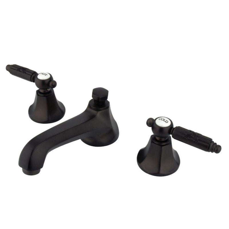 Kingston Brass KS4465GL 8 in. Widespread Bath Faucet Bronze