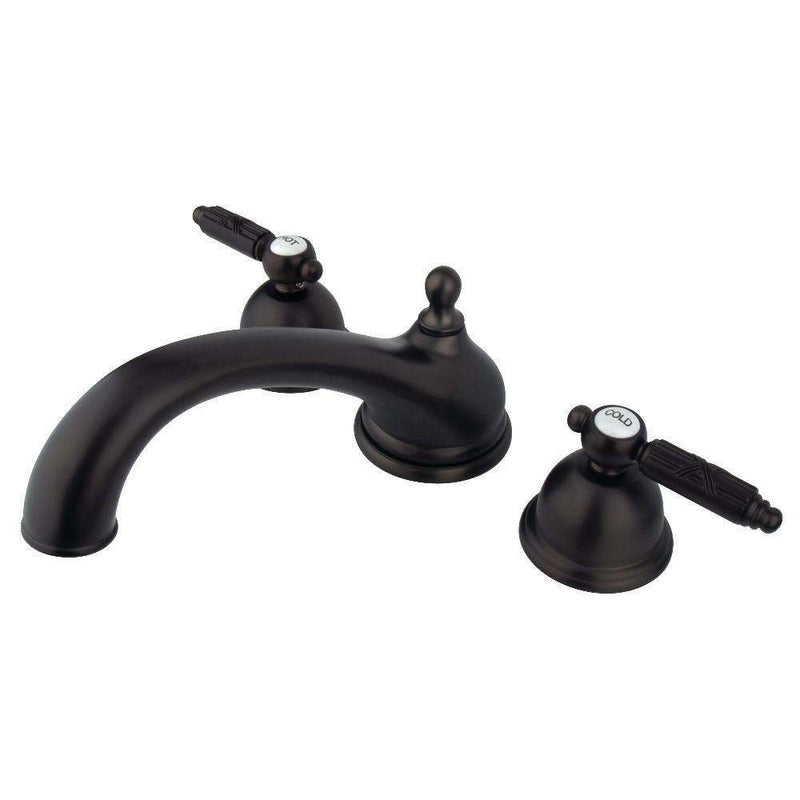 Kingston Brass KS3355GL Roman Tub Filler, Oil Rubbed Bronze