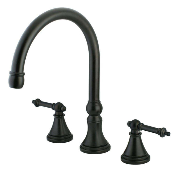 Kingston Brass KS2345TL Tuscany Roman Tub Filler,