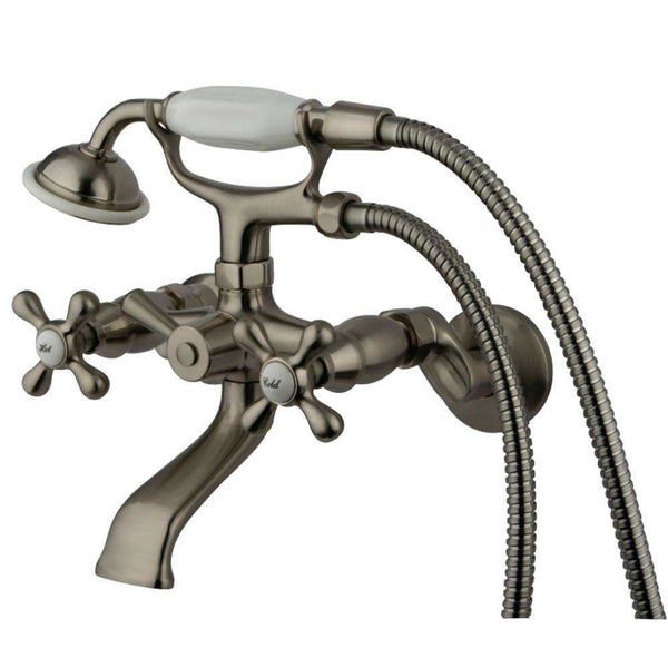 Kingston Brass KS265SN Tub Wall Mount Clawfoot Tub Faucet