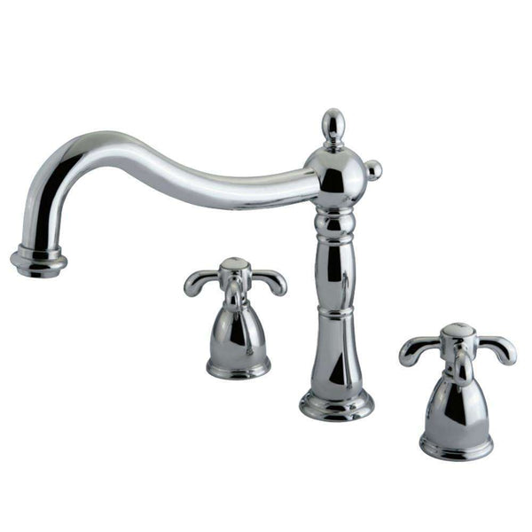 Kingston Brass KS1341TX French Country Roman Tub Filler,CP