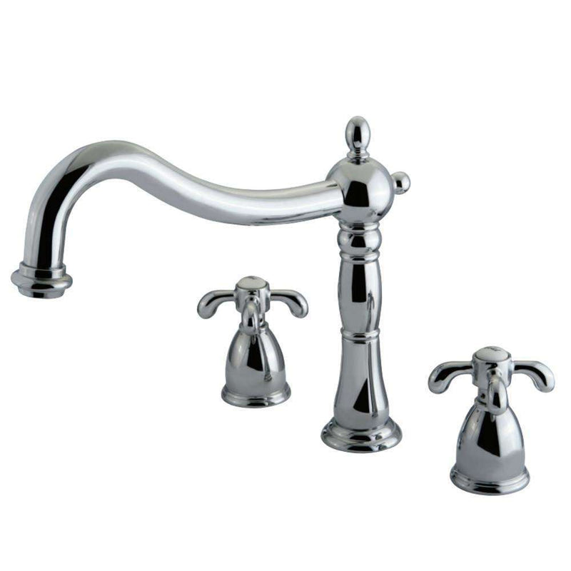 Kingston Brass KS1341TX French Country Roman Tub Filler,CP