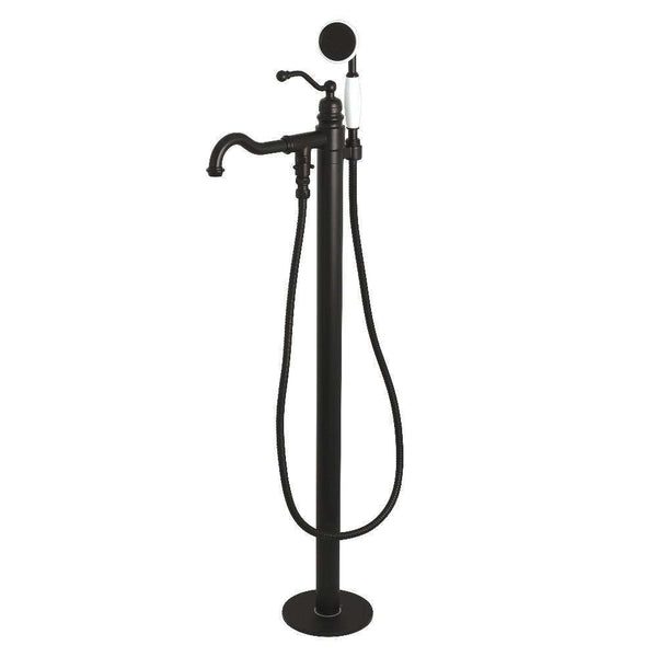 Kingston Brass KS7130ABL Freestanding Roman Tub Filler