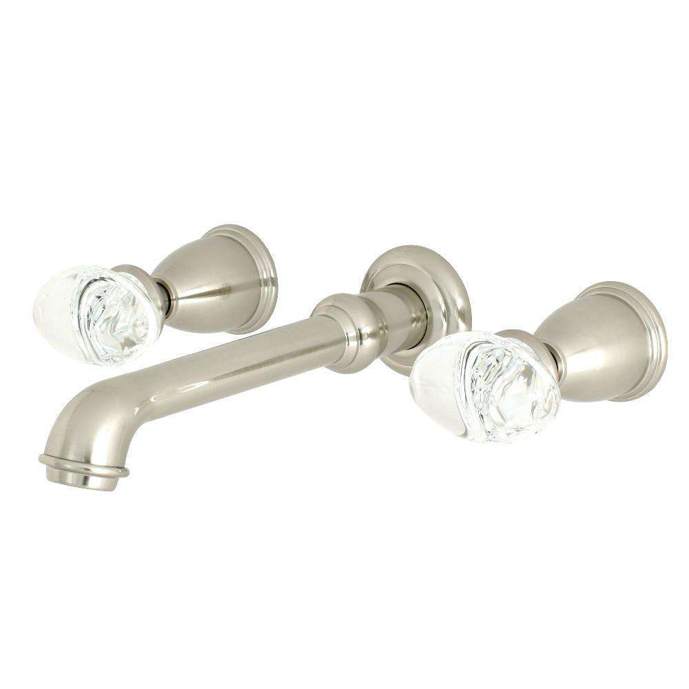 Kingston KS7128WVL Krystal Onyx Two-Hnd Wall Mount Bath F