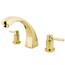 Kingston Brass KS4362DL Concord Roman Tub