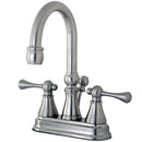 Kingston Brass KS2618BL 4 in. Centerset Bathroom Faucet