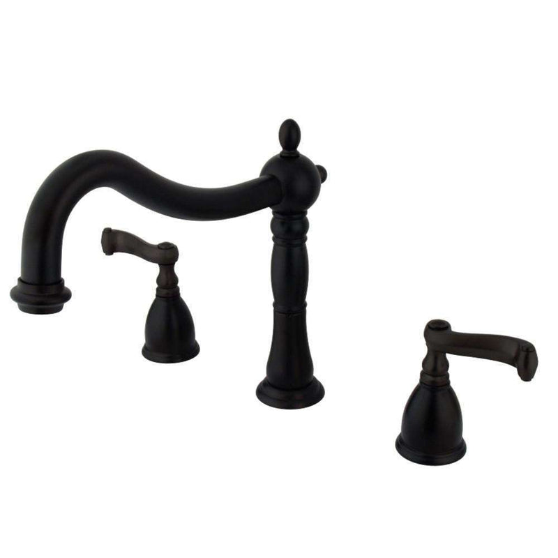 Kingston Brass KS1345FL Heritage Roman Tub Filler,