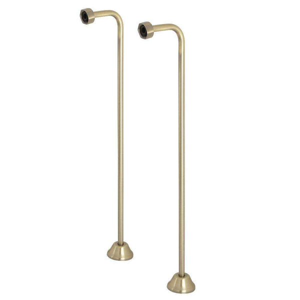 Kingston Brass CC463 Offset Bath Supply, Antique Brass