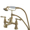 Kingston Brass CC1161T2 Heritage Deck Mount Tub Filler