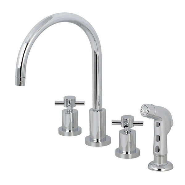 Kingston Brass KS8721DX Widespread Kitchen Faucet