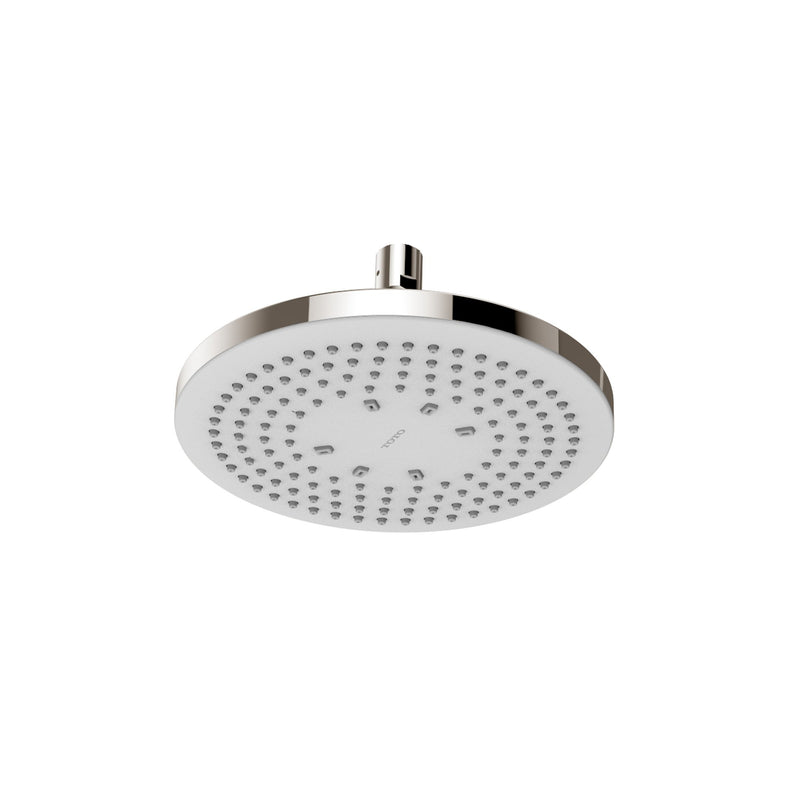 TOTO G Series Round Single Spray 8.5 inch 2.5 GPM Showerhead with COMFORT WAVE   Technology, Polished Nickel TBW01003U1