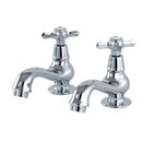 Kingston Brass KS1101BEX Basin Tap Faucet with Cross Handle