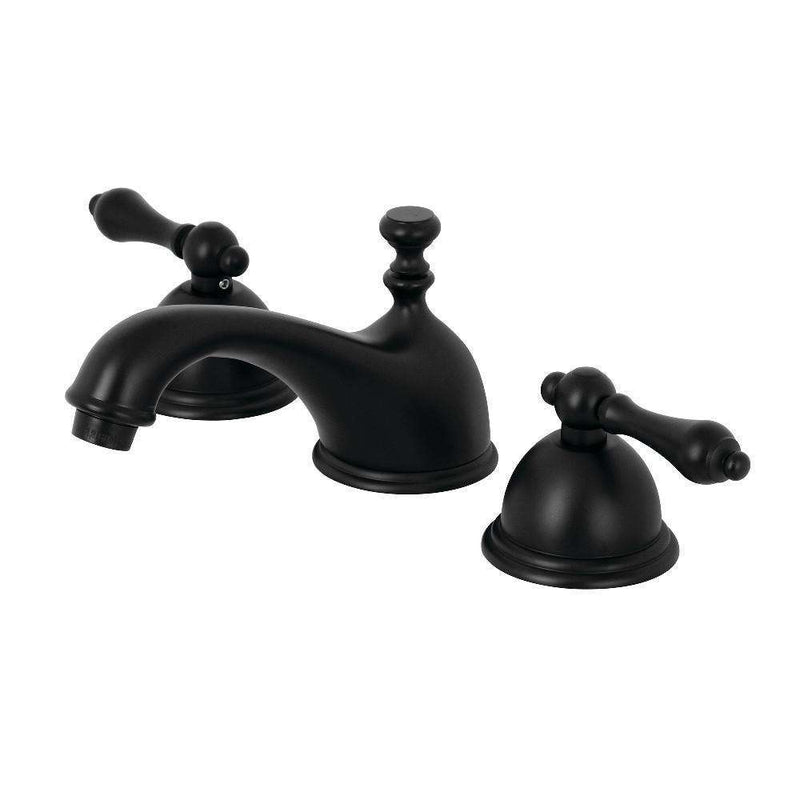 Kingston Brass KS3960AL 8 in. Wsp Bath Faucet, Matte Black