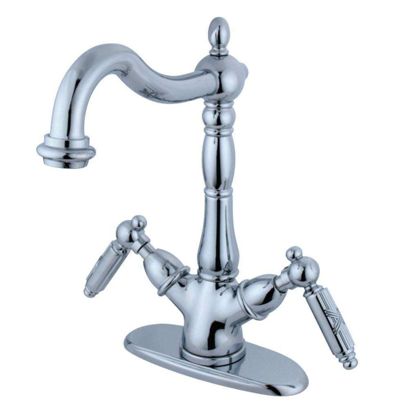 Kingston Brass KS1491GL Vessel Sink Faucet, Polished Chrome