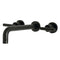 Kingston Brass KS8020CML Manhattan 2-Handle Wall Mount