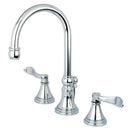 Kingston Brass KS2981DFL 8 in. Widespread Bath Faucet