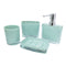 Kingston Brass CBAK2340B Krystal Bathware 4-Piece Bath