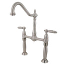 Kingston Brass KS1078GL Vessel Sink Faucet, Brushed Nickel