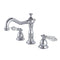 Kingston Brass KS1971WLL 8 in. Widespread Bath Faucet