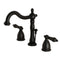 Kingston Brass KB1970AL 8 in. Wsp Bath Faucet, Matte Black