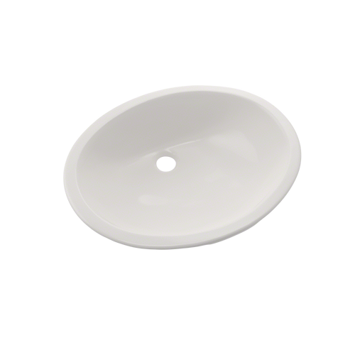 TOTO Rendezvous Oval Undermount Bathroom Sink with CeFiONtect, Colonial White LT579G#11