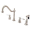 Kingston Brass KB1798PLBS Widespread Kitchen Faucet