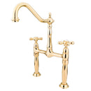 Kingston Brass KS1072AX Vessel Sink Faucet, Polished Brass
