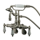 Kingston Brass CC1303T8 Vintage Wall Mount Tub Filler with